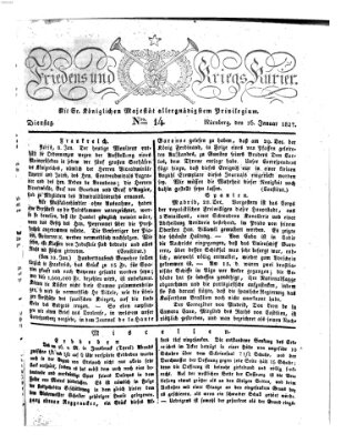 Der Friedens- u. Kriegs-Kurier (Nürnberger Friedens- und Kriegs-Kurier) Dienstag 16. Januar 1827
