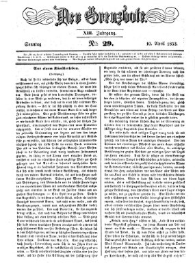 Der Grenzbote Sonntag 10. April 1853