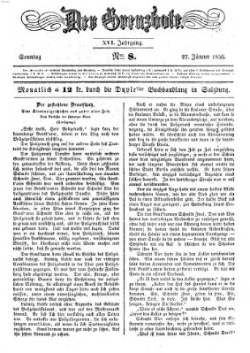 Der Grenzbote Sonntag 27. Januar 1856