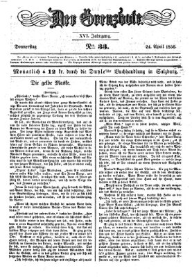 Der Grenzbote Donnerstag 24. April 1856