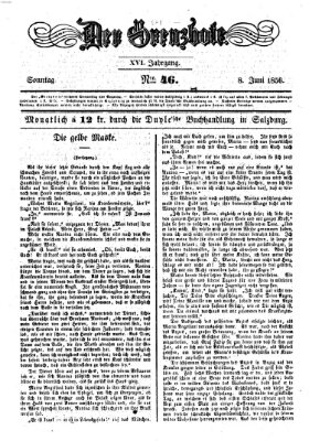 Der Grenzbote Sonntag 8. Juni 1856