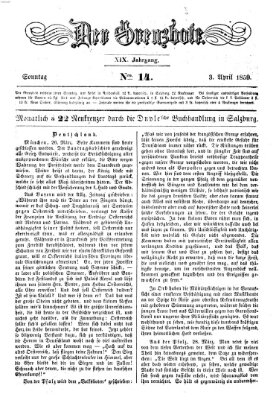 Der Grenzbote Sonntag 3. April 1859