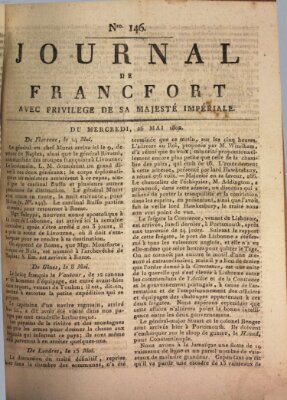 Journal de Francfort Mittwoch 26. Mai 1802