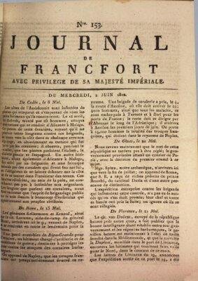 Journal de Francfort Mittwoch 2. Juni 1802