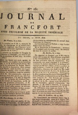 Journal de Francfort Donnerstag 10. Juni 1802