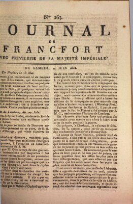 Journal de Francfort Samstag 12. Juni 1802