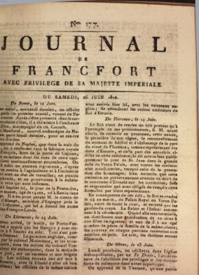 Journal de Francfort Samstag 26. Juni 1802