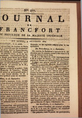 Journal de Francfort Montag 4. Oktober 1802