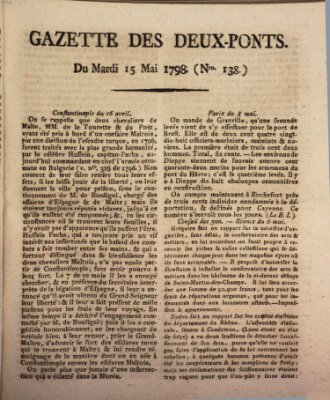 Gazette des Deux-Ponts Dienstag 15. Mai 1798