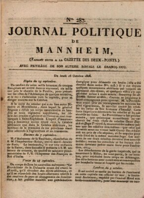 Journal politique de Mannheim (Gazette des Deux-Ponts)