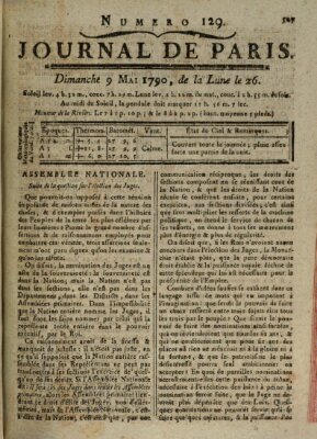 Journal de Paris 〈Paris〉 Sonntag 9. Mai 1790