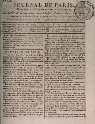 Journal de Paris 〈Paris〉 Mittwoch 21. November 1810
