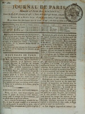 Journal de Paris 〈Paris〉 Samstag 1. Juni 1811