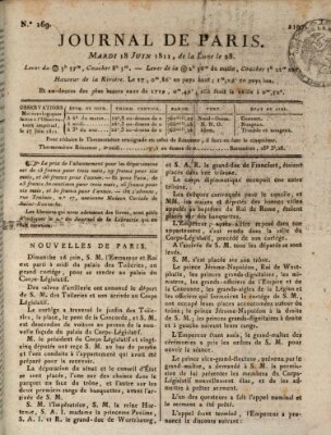 Journal de Paris 〈Paris〉 Dienstag 18. Juni 1811