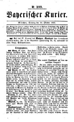 Bayerischer Kurier Sonntag 30. Oktober 1859