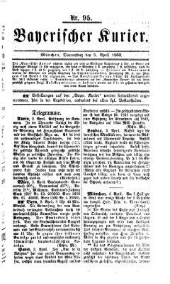 Bayerischer Kurier Donnerstag 5. April 1860
