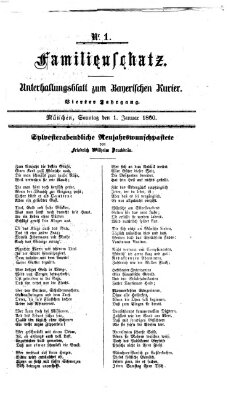 Bayerischer Kurier Sonntag 1. Januar 1860