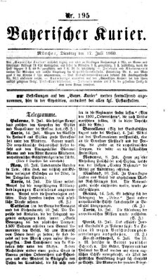 Bayerischer Kurier Dienstag 17. Juli 1860