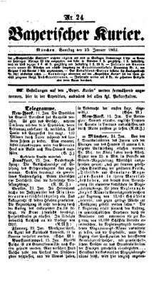 Bayerischer Kurier Samstag 25. Januar 1862