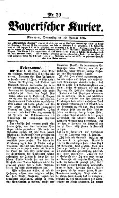 Bayerischer Kurier Donnerstag 30. Januar 1862