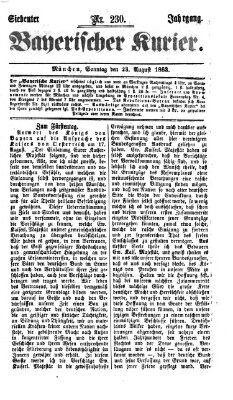 Bayerischer Kurier Sonntag 23. August 1863