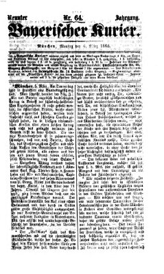 Bayerischer Kurier Montag 6. März 1865