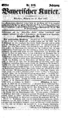 Bayerischer Kurier Mittwoch 17. April 1867