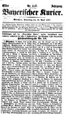 Bayerischer Kurier Donnerstag 18. April 1867