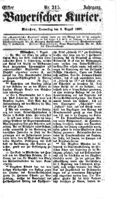 Bayerischer Kurier Donnerstag 8. August 1867