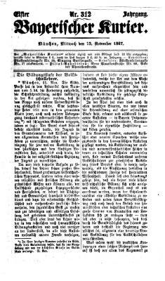 Bayerischer Kurier Mittwoch 13. November 1867