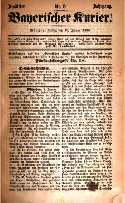 Bayerischer Kurier Freitag 10. Januar 1868