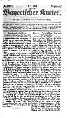 Bayerischer Kurier Mittwoch 2. September 1868