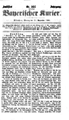 Bayerischer Kurier Montag 21. Dezember 1868