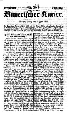 Bayerischer Kurier Freitag 4. Juni 1869
