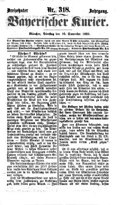 Bayerischer Kurier Dienstag 16. November 1869
