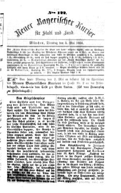 Neuer bayerischer Kurier für Stadt und Land Dienstag 3. Mai 1864