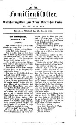 Neuer bayerischer Kurier für Stadt und Land Mittwoch 28. August 1867