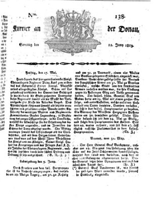 Kourier an der Donau (Donau-Zeitung) Samstag 12. Juni 1813