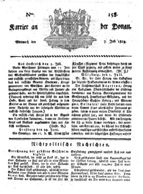 Kourier an der Donau (Donau-Zeitung) Mittwoch 7. Juli 1813