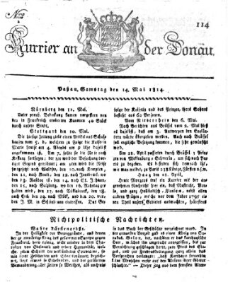 Kourier an der Donau (Donau-Zeitung) Samstag 14. Mai 1814
