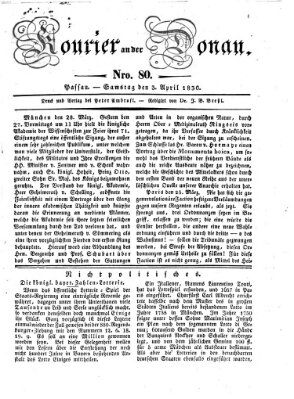 Kourier an der Donau (Donau-Zeitung) Samstag 3. April 1830