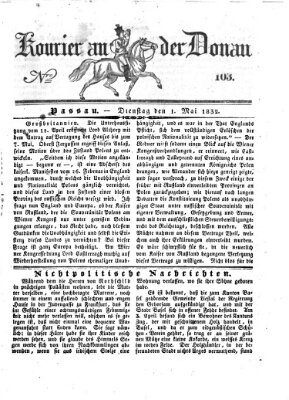 Kourier an der Donau (Donau-Zeitung) Dienstag 1. Mai 1832