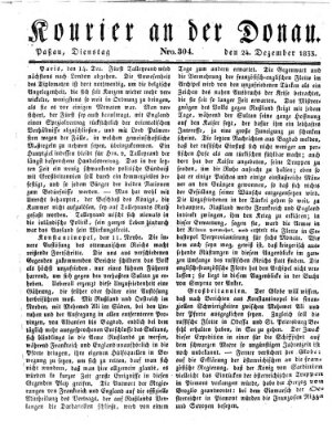 Kourier an der Donau (Donau-Zeitung) Dienstag 24. Dezember 1833
