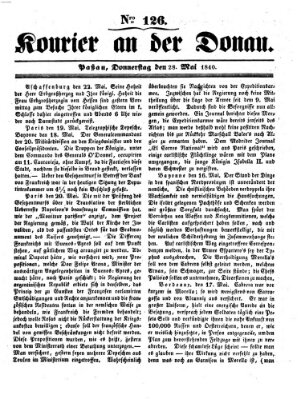 Kourier an der Donau (Donau-Zeitung) Donnerstag 28. Mai 1840