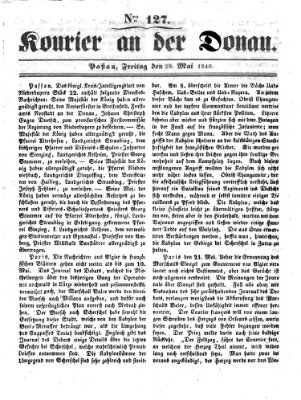 Kourier an der Donau (Donau-Zeitung) Freitag 29. Mai 1840