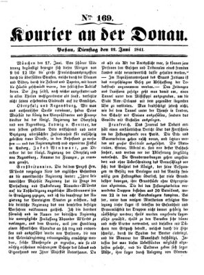 Kourier an der Donau (Donau-Zeitung) Dienstag 22. Juni 1841