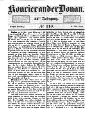 Kourier an der Donau (Donau-Zeitung) Montag 6. Mai 1844