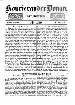 Kourier an der Donau (Donau-Zeitung) Sonntag 25. Mai 1845