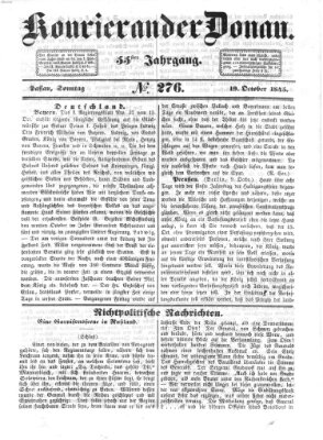 Kourier an der Donau (Donau-Zeitung) Sonntag 19. Oktober 1845