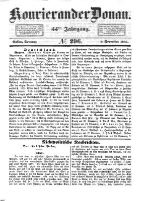 Kourier an der Donau (Donau-Zeitung) Sonntag 9. November 1845